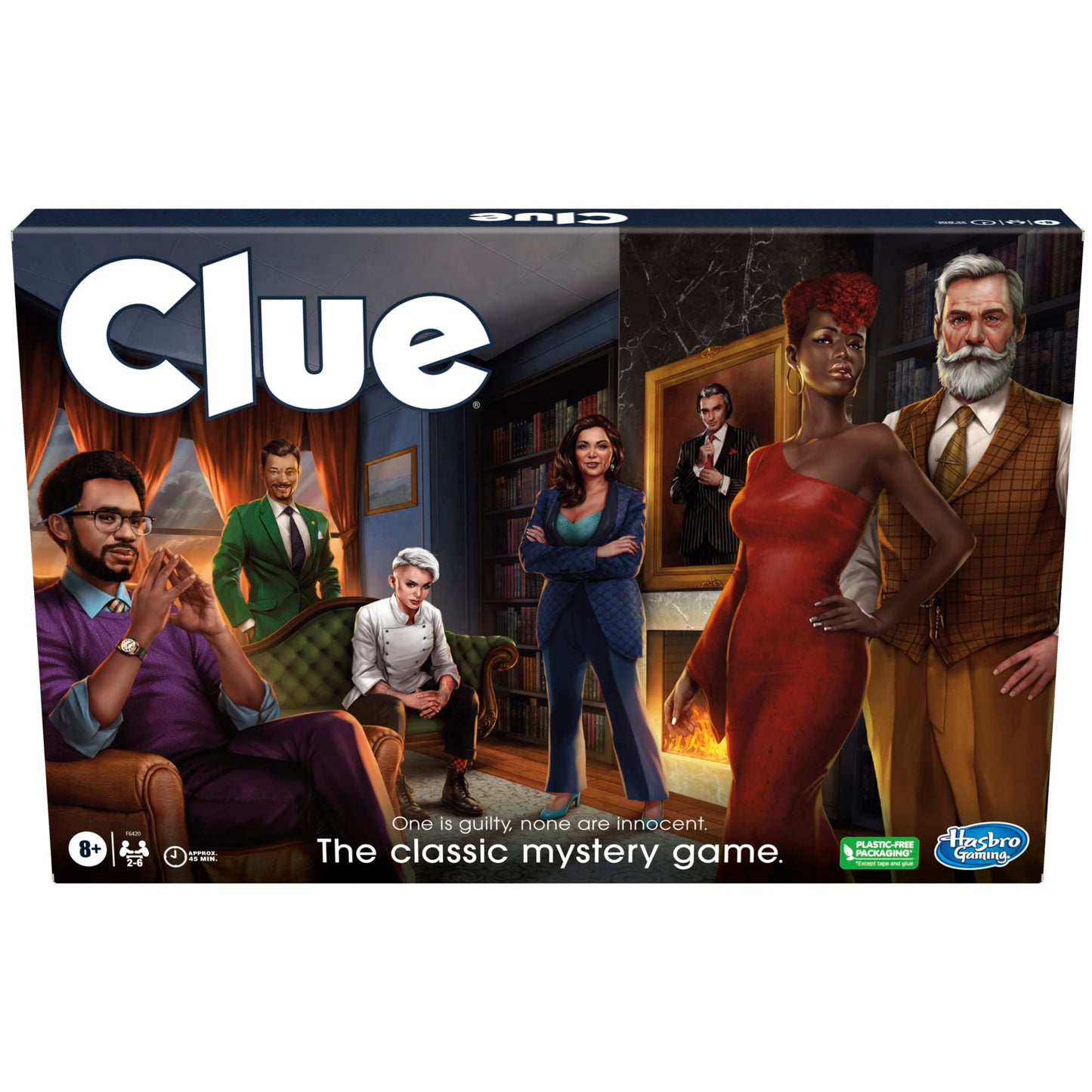 Clue Board Game for Ages 8 and Up, Reimagined Clue Game for 2-6 Players, Mystery, Detective, Family Games for Kids and Adults