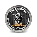 Badass Beard Care Beard Balm for Men - The Original Scent, 2 Ounce - All Natural Ingredients, Soften Hair, Hydrate Skin to Get Rid of Itch