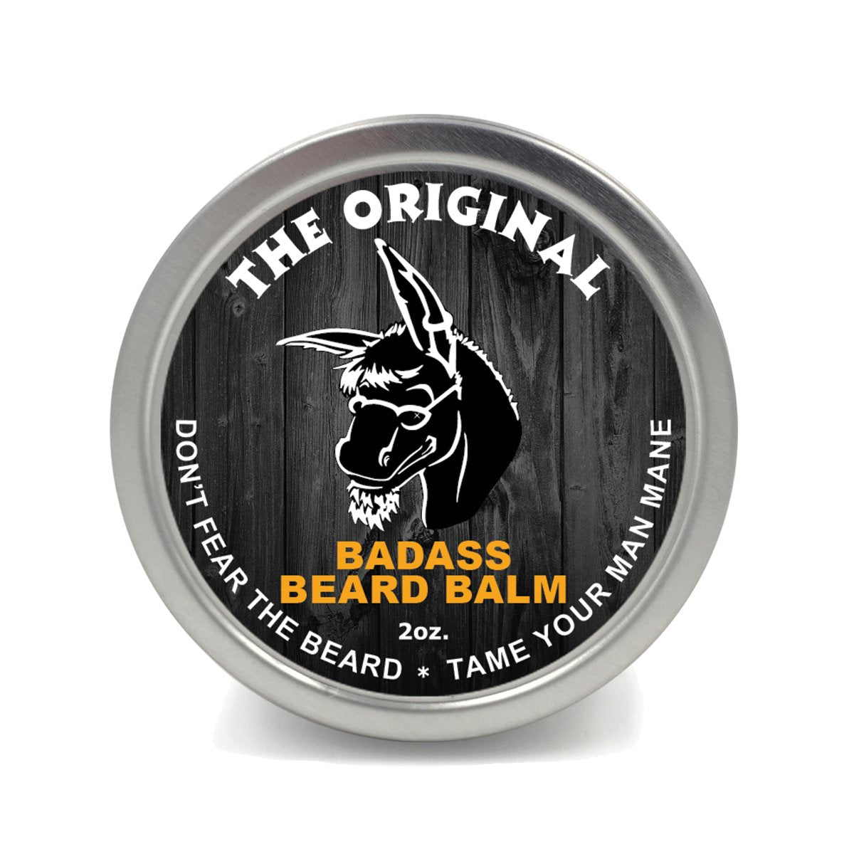 Badass Beard Care Beard Balm for Men - The Original Scent, 2 Ounce - All Natural Ingredients, Soften Hair, Hydrate Skin to Get Rid of Itch