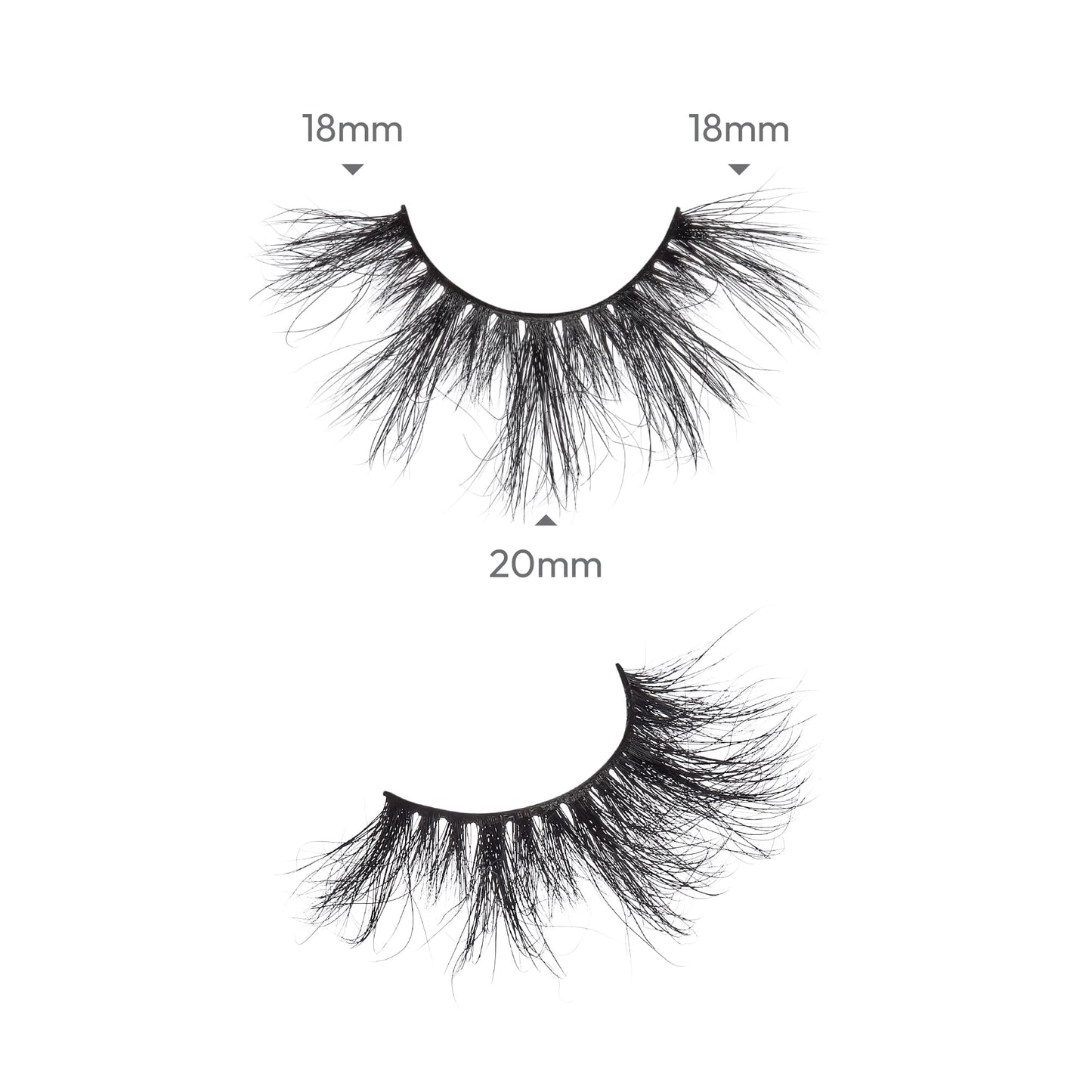 i-ENVY False Lashes Luxury Mink Collection Eyelashes 100% Real Mink Glamorous Eye Look Lashes Maximum Fluffiness 3D Multi-Curl Angle