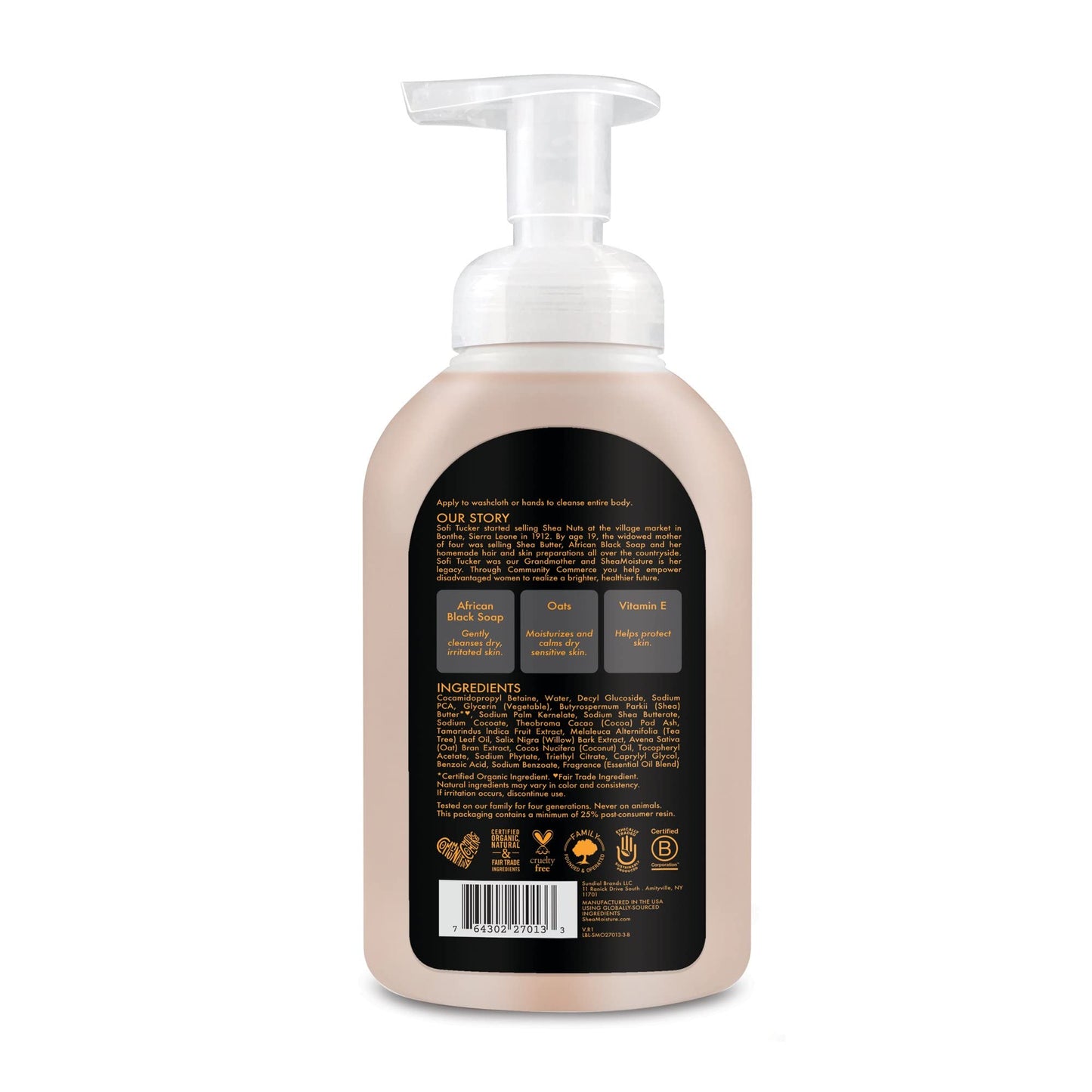 African Black Soap Foam Body Wash