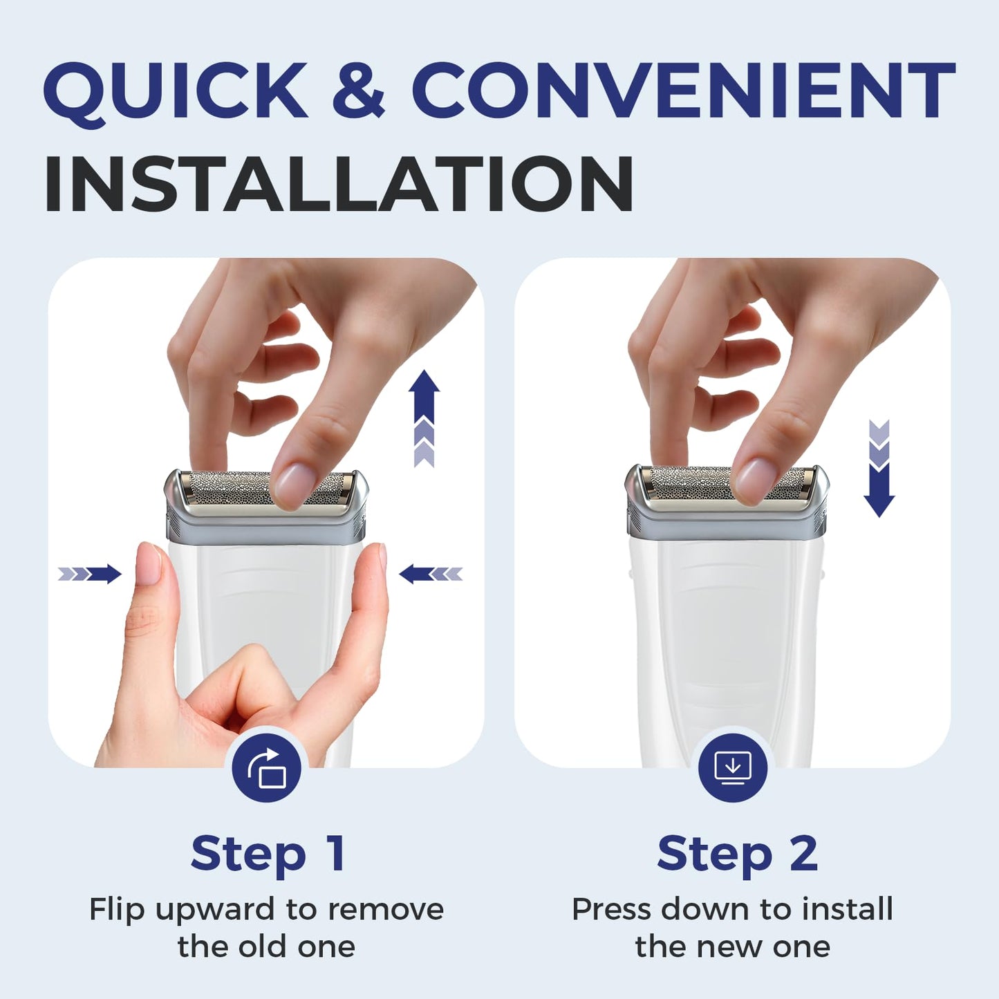 5S Shaver Blades Replacement Foil and Cutter, Electric Shaver Part Razor Replacement Foil and Cutter for Mobileshave M30 M60 P40 P50 P60 P70 P80 (1 Beauty and Personal Care Wokyo