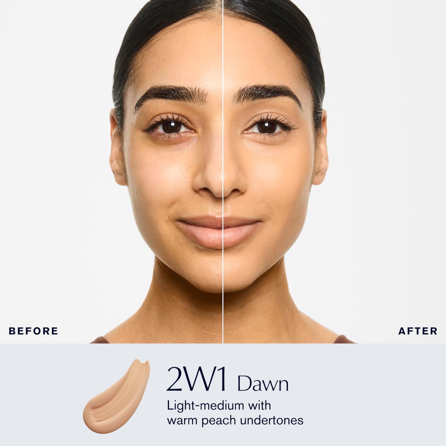 Estée Lauder Double Wear Stay-in-Place Foundation Makeup | 36-Hour Long-Wear Matte Foundation, 1 Fl Oz, 2W1 Dawn