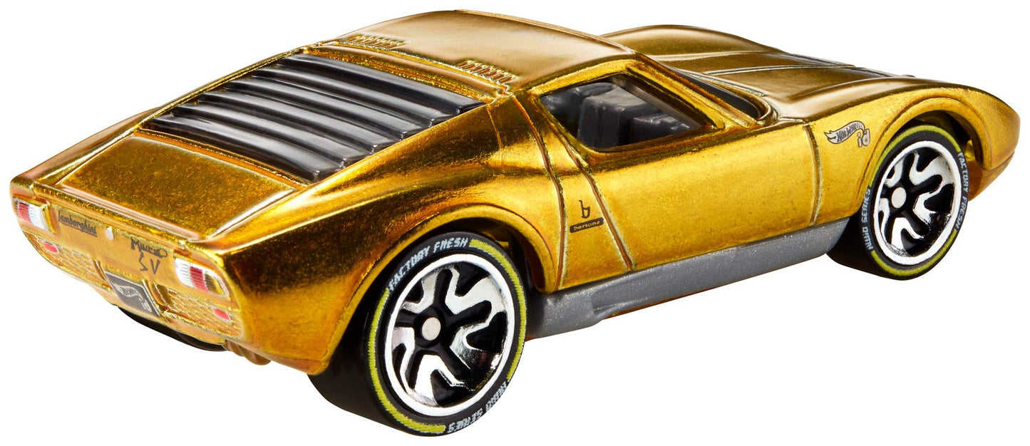 Hot Wheels id '71 Lamborghini Miura P400 SV (Factory Fresh), Multicolor