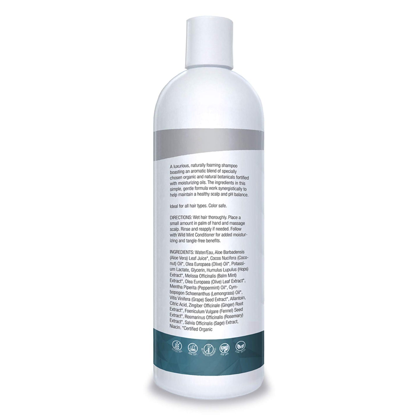 Organic Excellence Wild Mint Shampoo - 16 oz