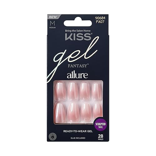 KISS Gel Fantasy Allure Glazed Donut Nails - Essential Beauty & Personal Care KISS