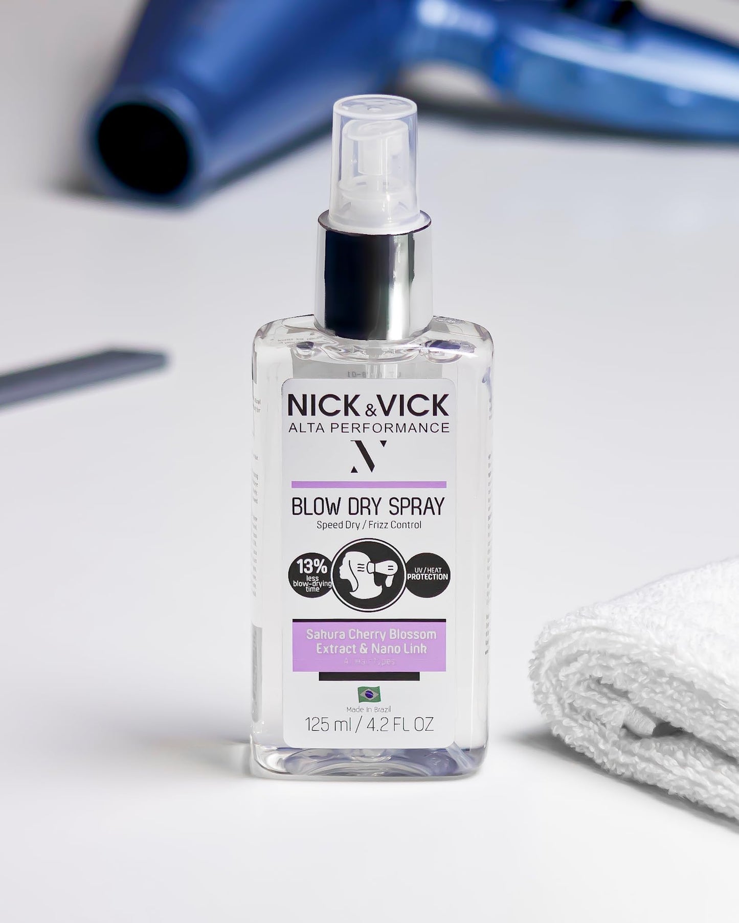 Nick Vick, Blow Dry Spray, Speed Dry, Heat Protection