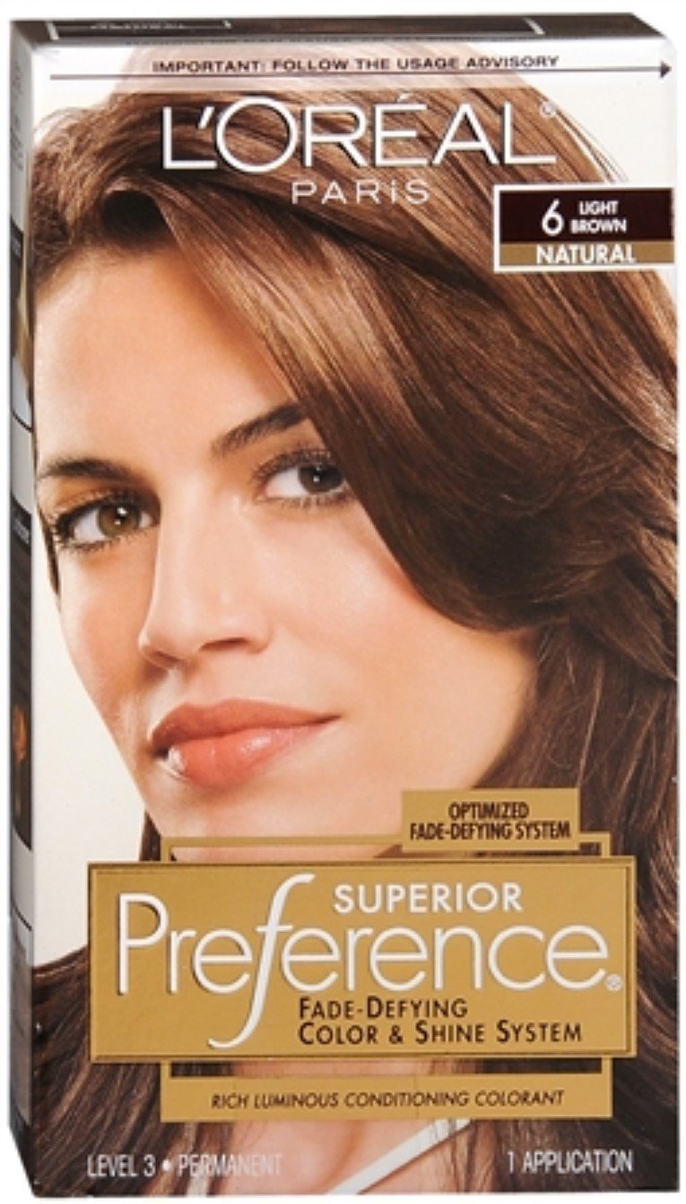 L’Oreal ParisSuperior Preference - 6 Light Brown (Natural) 1 Each