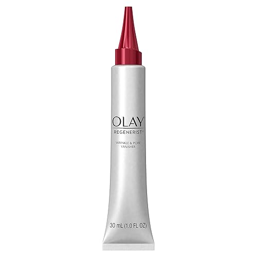 Wrinkle Cream by Olay Regenerist Instant Fix Wrinkle & Pore Vanisher, 1.0 Fl Oz Packaging may Vary