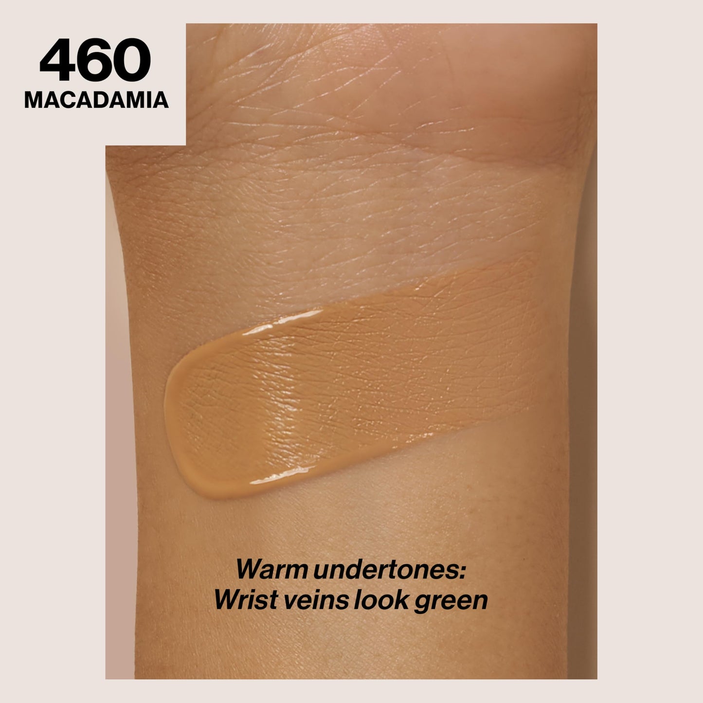Revlon Liquid Foundation, ColorStay Face Makeup for Combination & Oily Skin, SPF 15, Medium-Full Coverage with Matte Finish, Macadamia (460), 1.0 oz