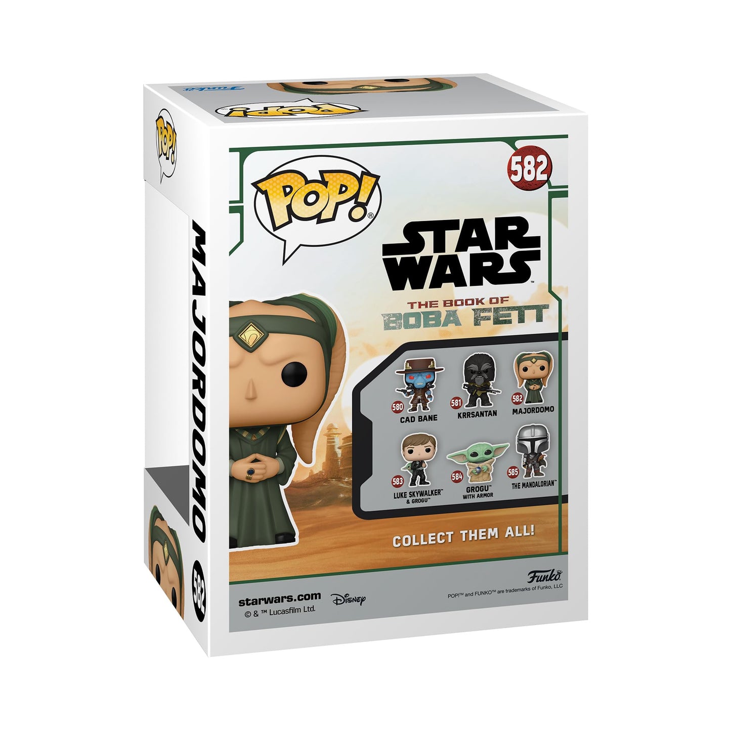 Funko Pop Star Wars: The Book of Boba Fett - Majordomo - Collectable Vinyl Figure - Gift Idea - Official Merchandise - Toys for Kids & Adults…