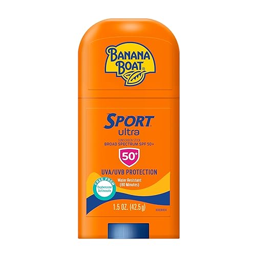 Banana Boat Sport Ultra Sunscreen Stick SPF 50, 1.5oz | Travel Size Sunscreen, Mini SPF Stick Sunblock, Oxybenzone Free, 1.5oz