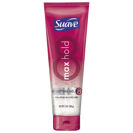 Suave Max Hold 8 Sculpting Gel 9 oz (Pack of 5)