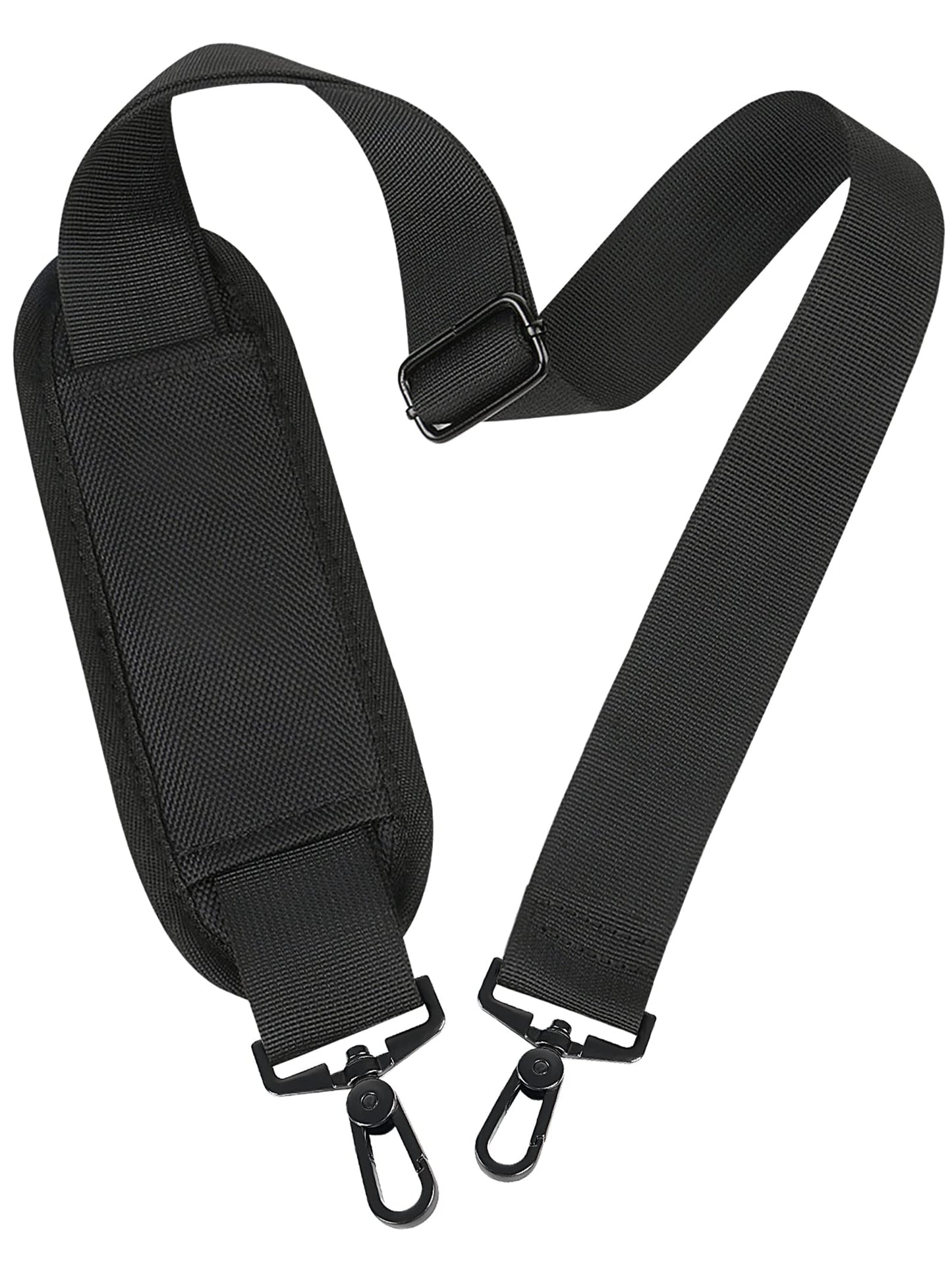 Taygeer 52" Universal Shoulder Strap – Adjustable Replacement Laptop Bag Strap with Metal Hooks for Duffel, Messenger, Briefcase & Computer Case