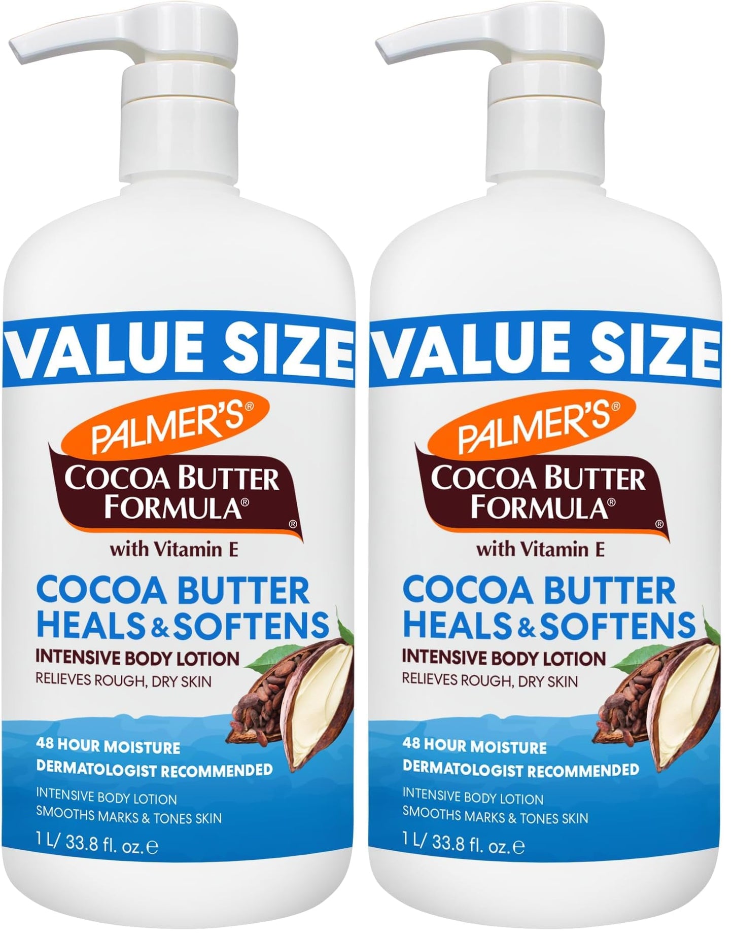Palmer's Cocoa Butter Formula Daily Skin Therapy Body Lotion,33.8 Oz Pump Bottle,Intensive Moisturizer for Dry and Eczema-Prone Skin,Enriched Beauty and Personal Care Palmer's Default Title