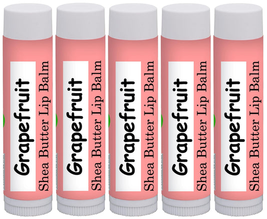 Northridge Oak - 100% All Natural Lip Balm - Grapefruit 5 Pack Beauty and Personal Care Northridge Oak