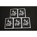 Tribal Make Up Stencil- 5 Pack