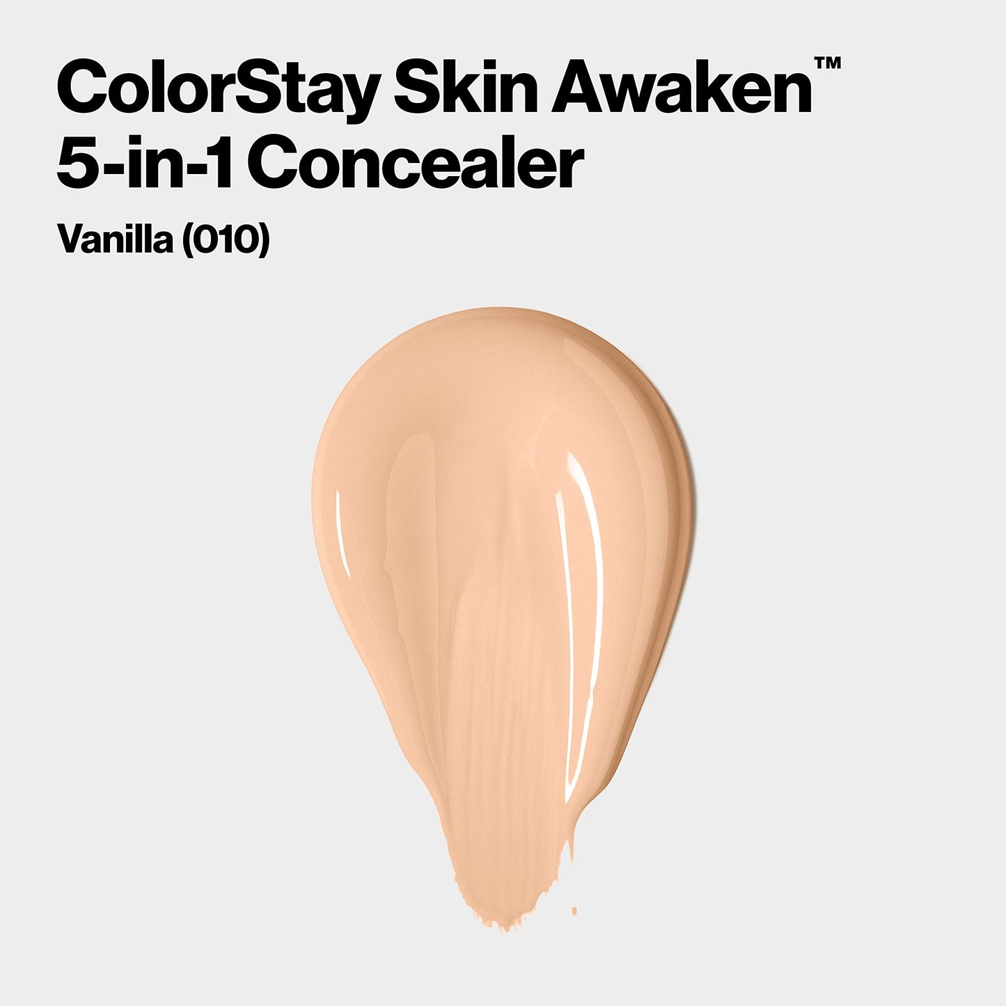 Revlon ColorStay Skin Awaken 5-in-1 Concealer, Lightweight, Creamy Longlasting Face Makeup with Caffeine & Vitamin C, For Imperfections, Dark Circles