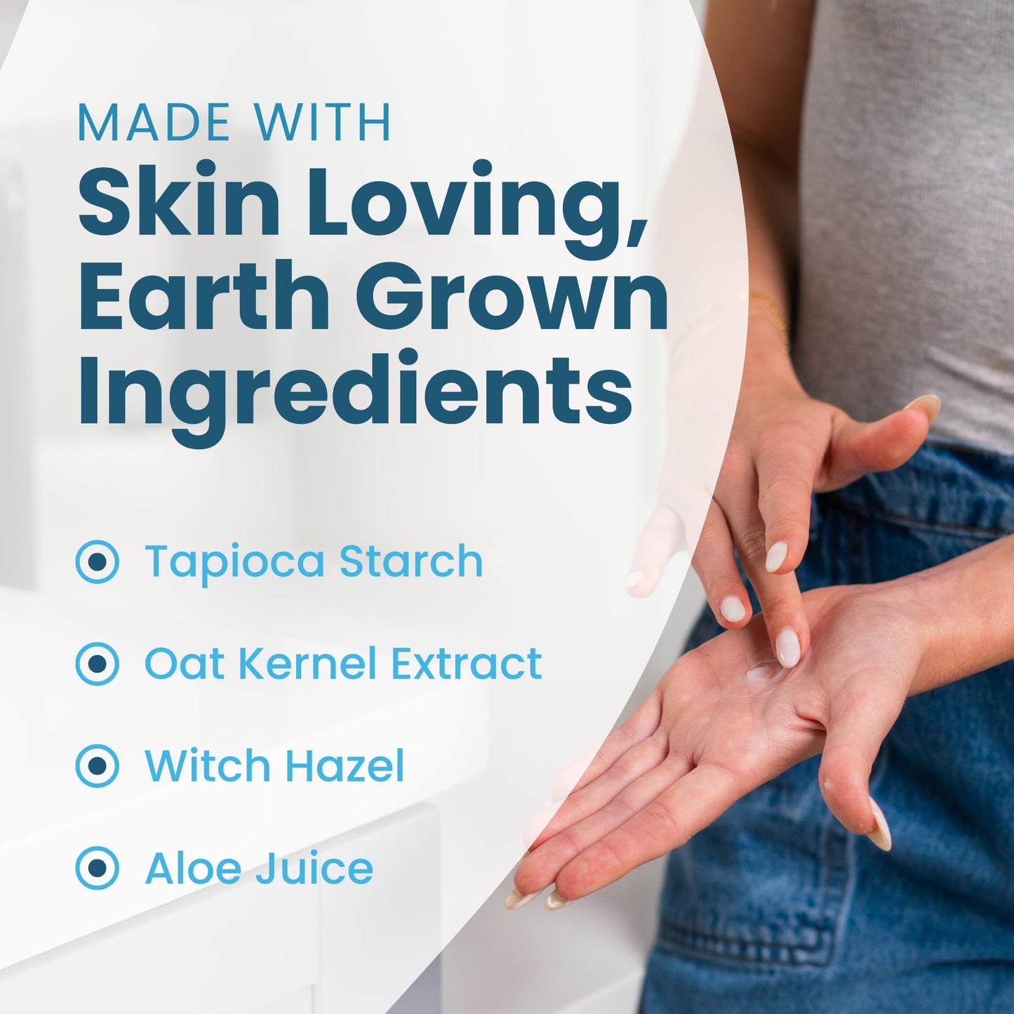 Super Fresh Body Powder Lotion Talc Free Anti Chafing Deodorizing No Mess Body Powder Cream for Men and Women Natural Ingredients Two 4 fl oz Tubes