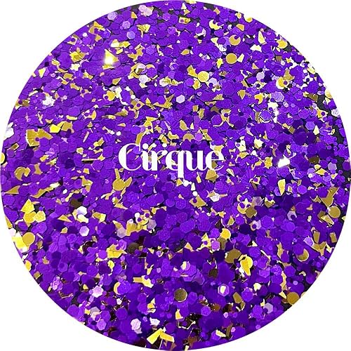 Purple Polyester Glitter | Craft Glitter | Glitter for Arts & Crafts | Tumblers | Cosmetics | Nails | Epoxy Resin Art | Slime | DIY | Body Glitter | 1