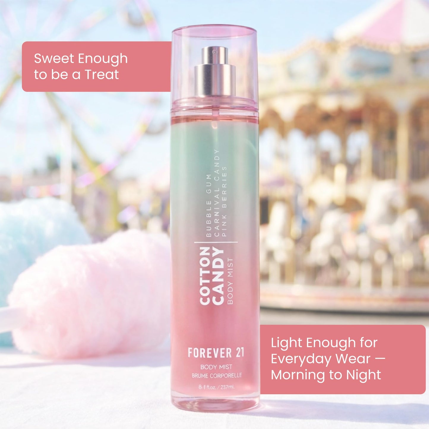 Forever 21 Cotton Candy Body Mist, 8 fl. oz.