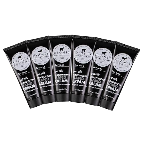 Dionis Goat Milk Skincare 1 oz Scented Hand Cream, Set of 6 - Moisturizing Lotion for Dry & Sensitive Skin, Cruelty-free, Paraben-free, Made in USA