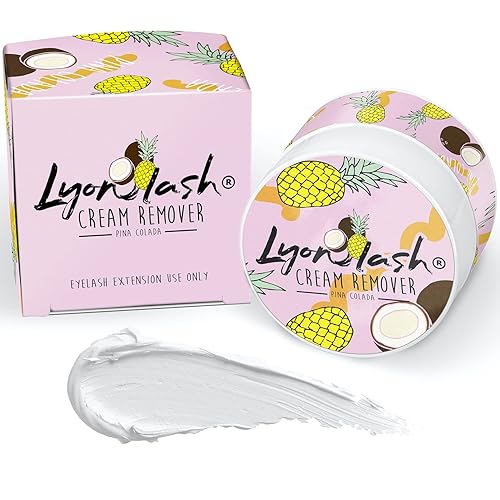 Lyon Lash Pro Gentle Eyelash Extension Cream Remover 15g 0.51fl. oz | Removes Lash Extension Glue Effectively| Low Irritation for Sensitive Skin |