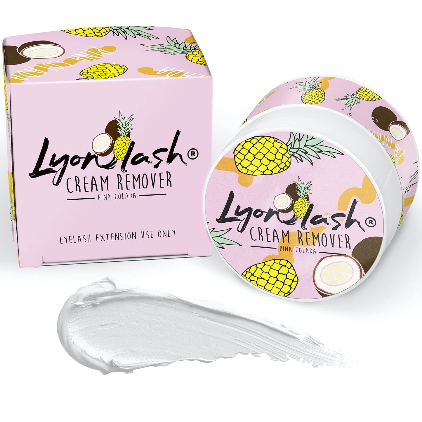 Lyon Lash Pro Gentle Eyelash Extension Cream Remover 15g 0.51fl. oz | Removes Lash Extension Glue Effectively| Low Irritation for Sensitive Skin |