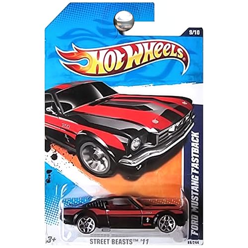 HOT WHEELS STREET BEASTS '11 FORD MUSTANG FASTBACK 9/10