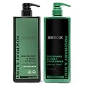 THE SPATHECARY Rosemary & Mint Shampoo & Conditioner Set - Refreshing Duo with Castor Oil & Biotin for Thinning Dry Damaged Hair, Smoothness Shine