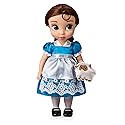 Disney Animators' Collection 16-Inch Belle Doll from Beauty & The Beast with Sheep, Fully Posable, Satin Dress - Ages 3+