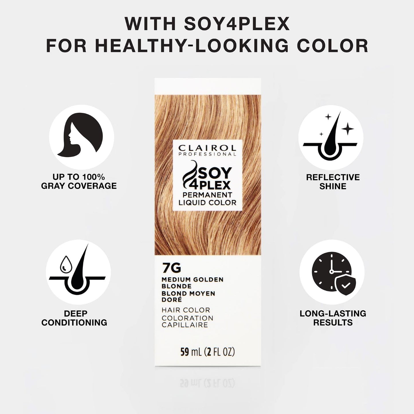 Clairol Professional Permanent Liquicolor, 5gn Light Gold Neutral Brown, 2 Fl Oz - Packaging May Vary