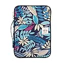 A4 Document Bag, A4 File Folder Portfolio Organizer Multi Functional Zippered Case Travel Pouch Handbag for Phones Notebooks Pens Documents (13.8 x