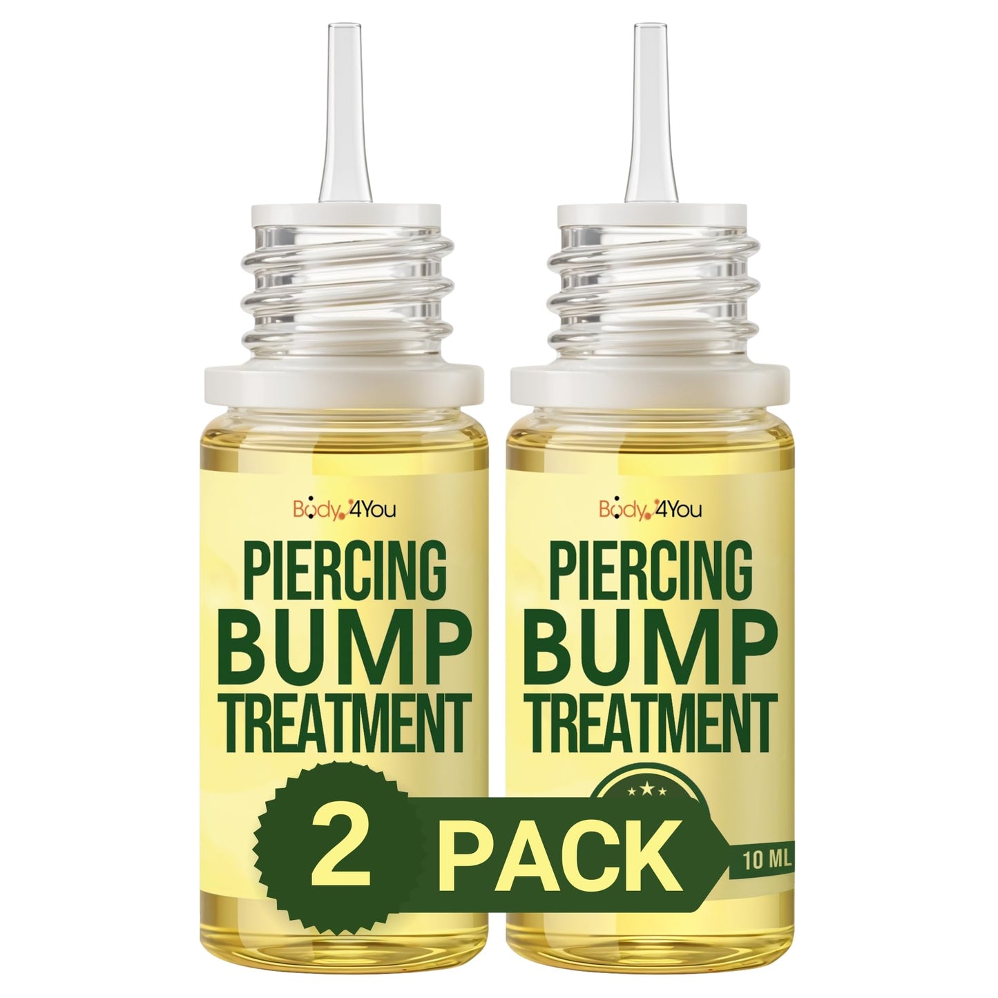BodyJ4You Keloid Bump Removal Oil - Piercing Aftercare Shrinking Drops - Nose Ear Septum Belly Cartilage Scar Treatment Piercing Bump Solution - Tea Beauty and Personal Care BodyJ4You Default Title