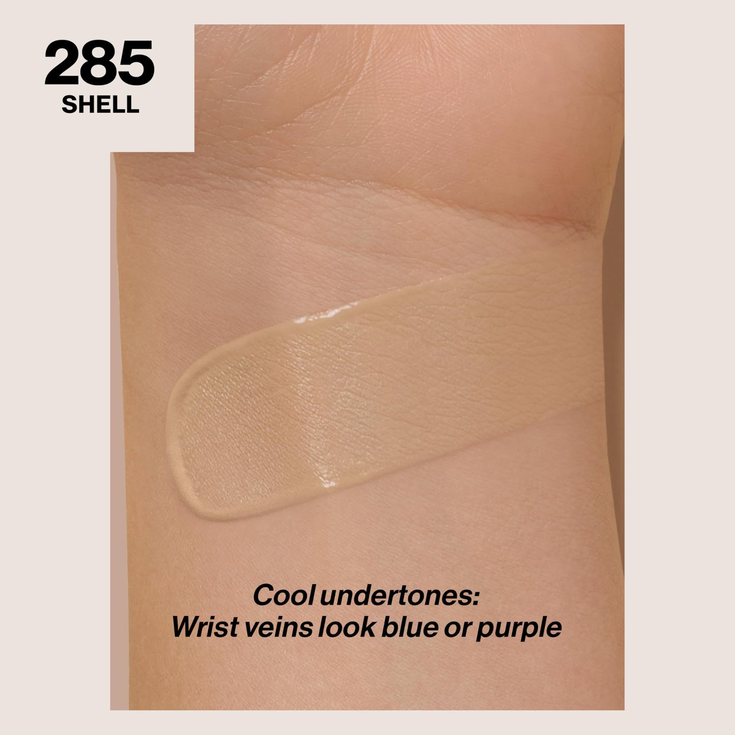 Revlon Liquid Foundation, ColorStay Face Makeup for Combination & Oily Skin, SPF 15, Medium-Full Coverage with Matte Finish, 285 Shell, 1 Fl Oz