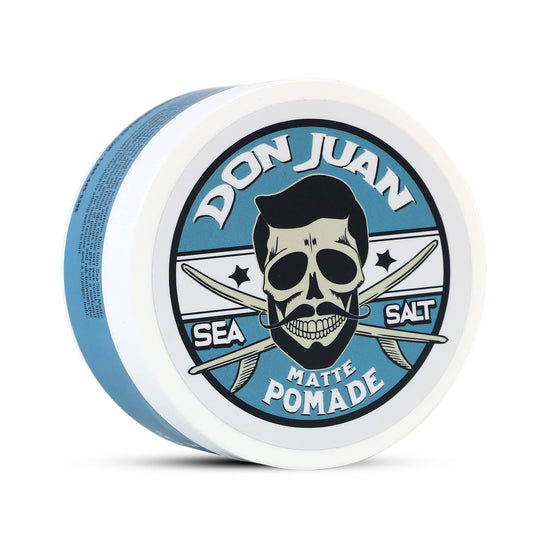 Don Juan Sea Salt Matte Pomade | Water Based | Medium Hold | Matte Finish | Natural Plant Extracts and Ocean Minerals | Surf Wax Scent, 4 oz Beauty & Personal Care Don Juan