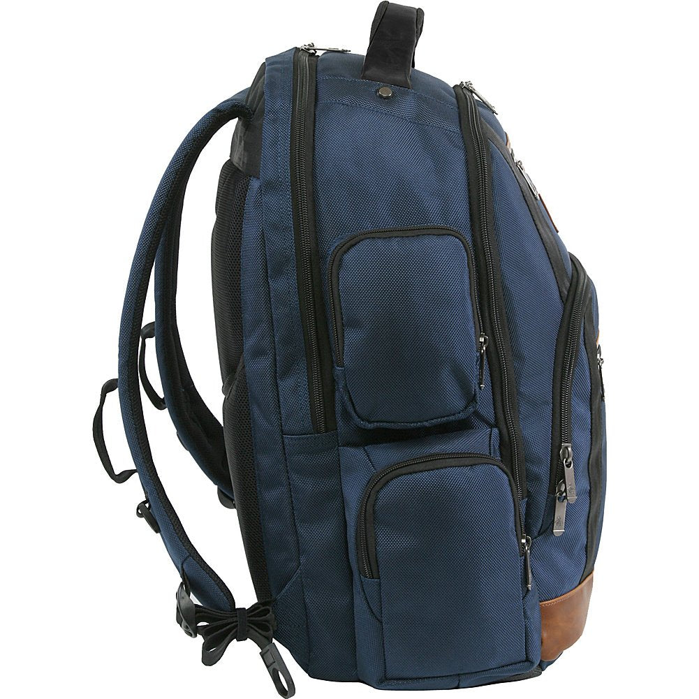 ORIGINAL PENGUIN Peterson Laptop Backpack Fits Most 15-inch Laptop and Notebook Backpack, Navy