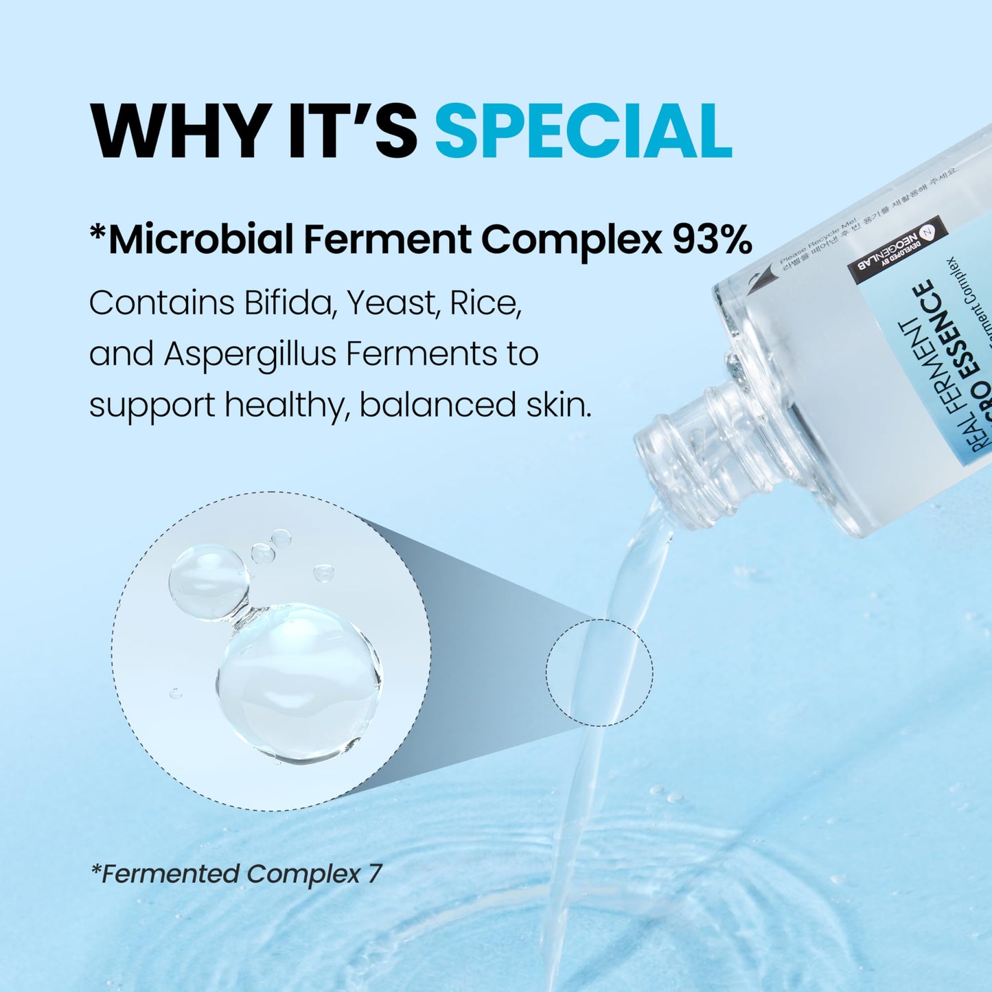 Real Ferment Micro Essence 150ml - Korean Skin Care Toner & Essence Enriched with 93% Ferments for Instantly Hydrated, Healthy Looking Skin 5.07 Fl Oz