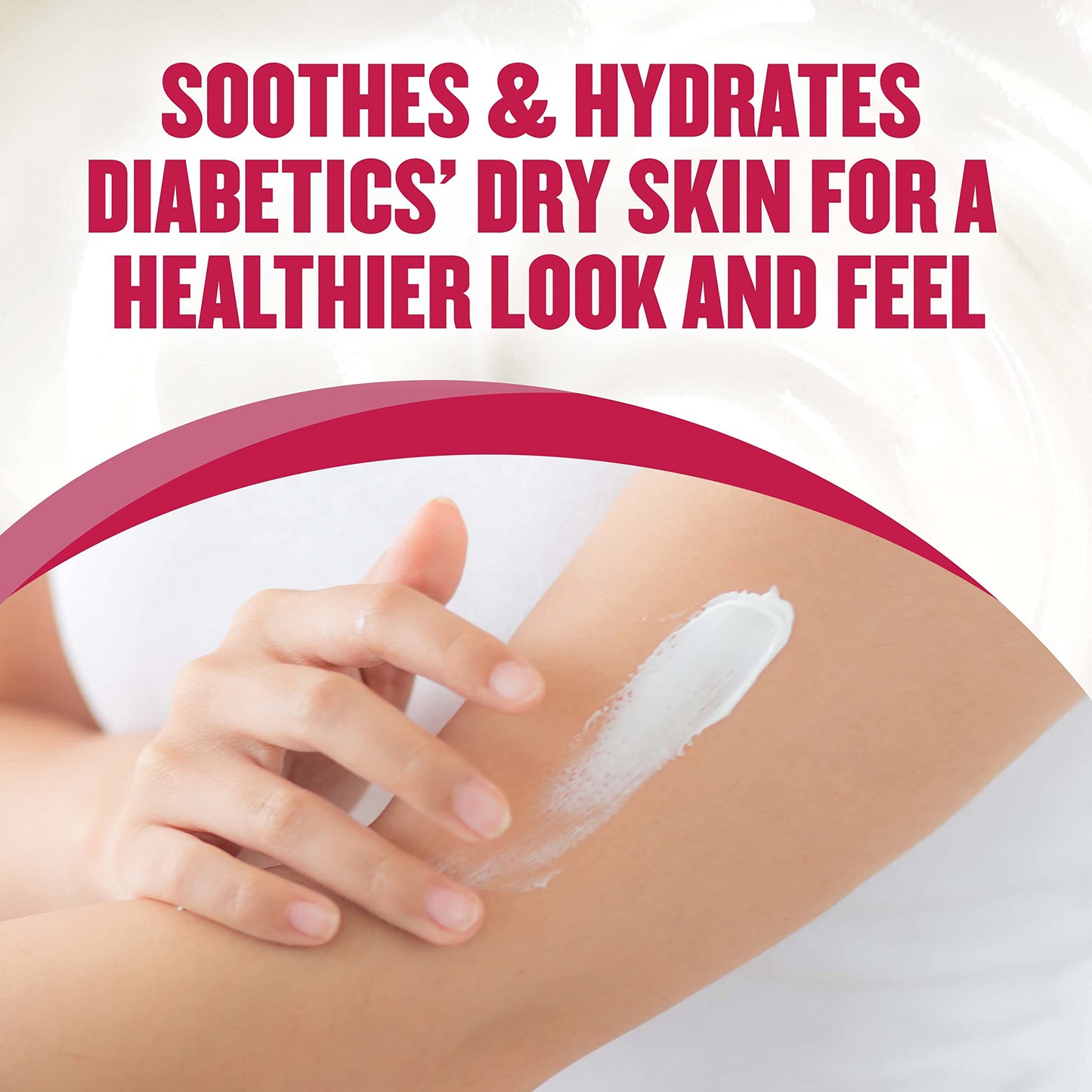 Gold Bond Diabetics' Dry Skin Relief Body Lotion, 13 oz., With Aloe to Moisturize & Soothe, Diabetic Lotion for Dry Skin
