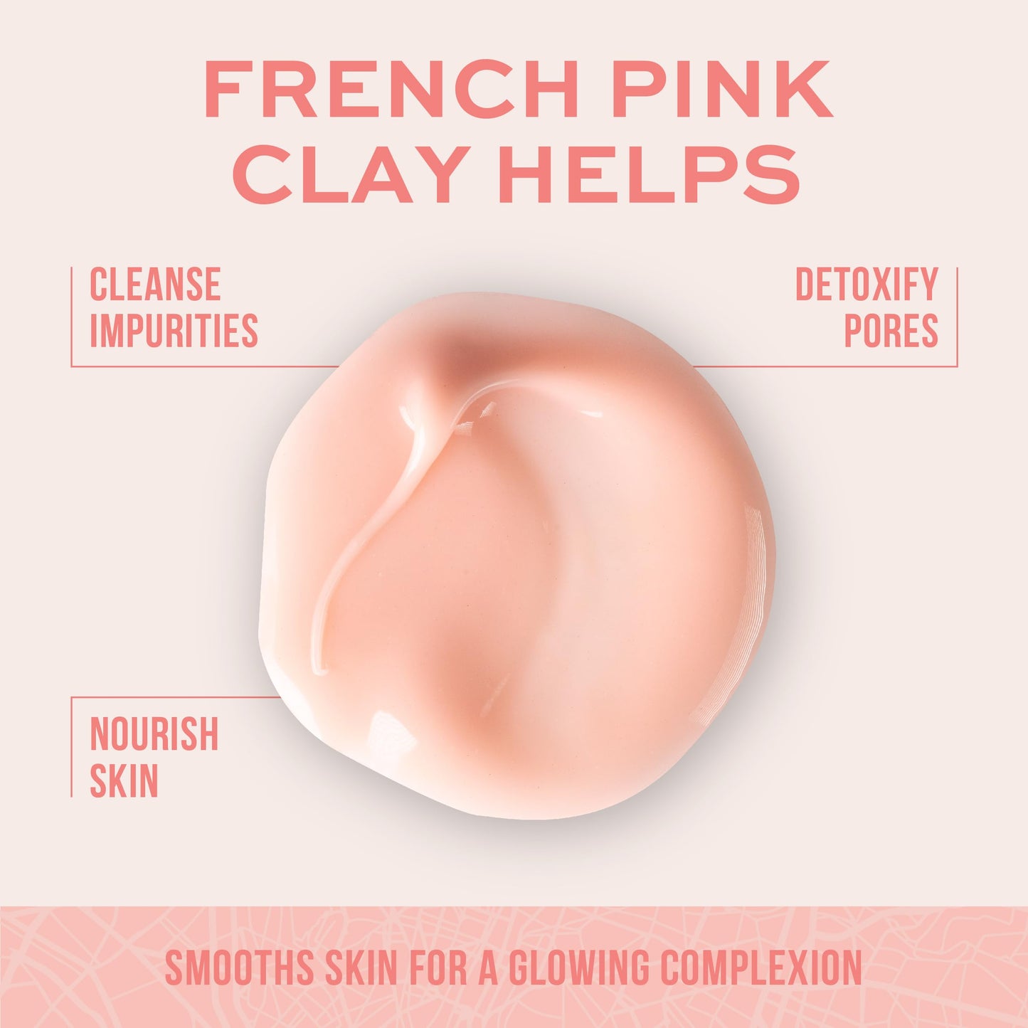 Freeman Exotic Blends Pore Clearing French Pink Clay Peel Off Facial Mask, 6 fl.oz./175 mL Tube