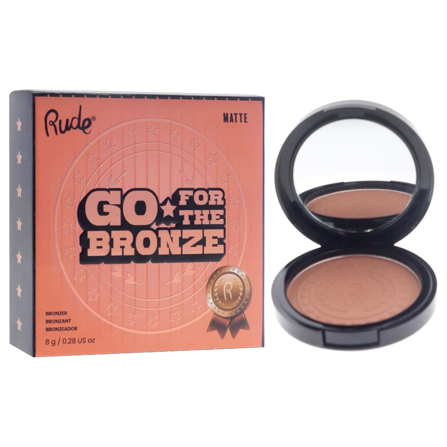 Go for the Bronze - Third On The Podium by Rude Cosmetics for Women - 0.28 oz Bronzer