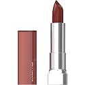 Maybelline Color Sensational Lipstick, Lip Makeup, Cream Finish, Hydrating Lipstick, Nude, Pink, Red, Plum Lip Color, Double Shot, 0.15 oz; (Packaging
