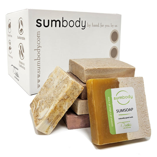 Sumbody USA Made Handmade Soap Bar (6pk) Rich Hydration Dry, Sensitive Skin, Moisturizing Soap For Face, Hands, Body Self Care Gift Set Men & Women Beauty & Personal Care Sumbody