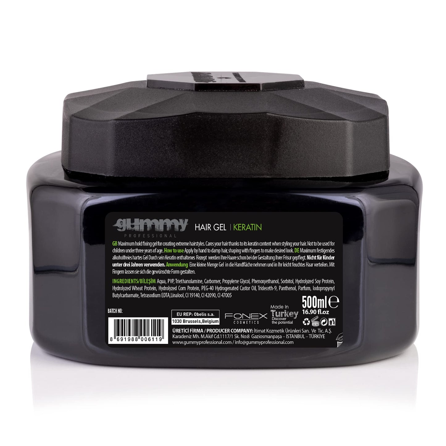 Gummy GU-GU103B Keratin Hair Gel, 500 ml