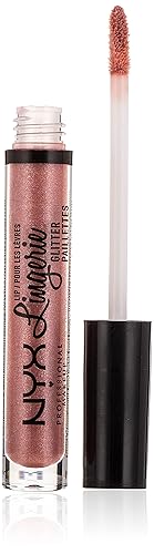 NYX PROFESSIONAL MAKEUP Lip Lingerie Glitter, Lip Gloss - Spirit (Nude Pink)