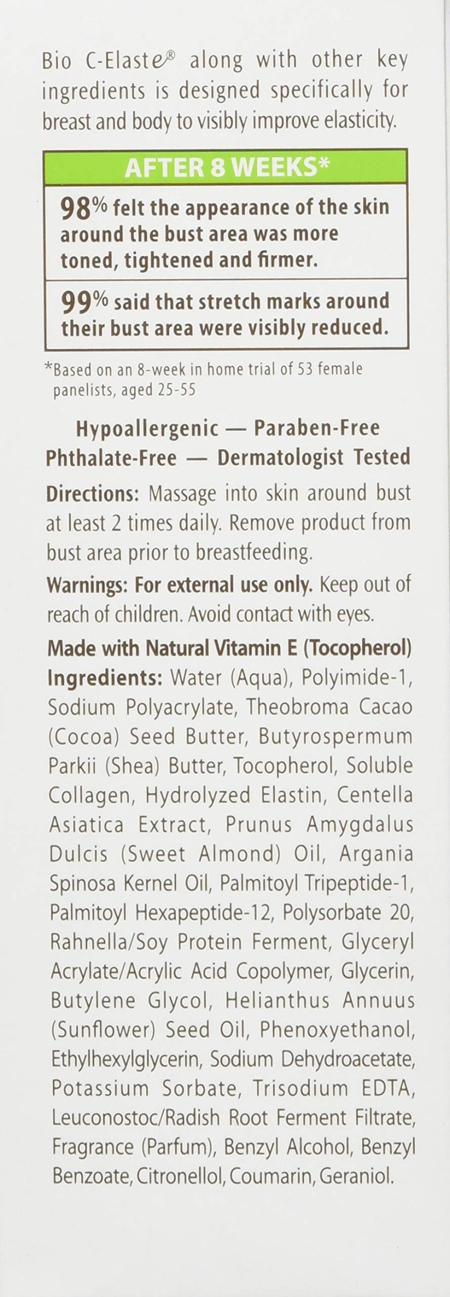 Palmer's Cocoa Butter Formula Bust Cream With Vitamin E Collagen And Elastin, 4.4 oz