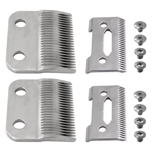 New Steel Clipper Blades 2 Pack Fit for Wahl Precision ColorPro, ColorProPlus, ChromePro, Clip'NTrim79900, HomeCut, HomeHaircutting79722, HomePro Beauty and Personal Care Vicue