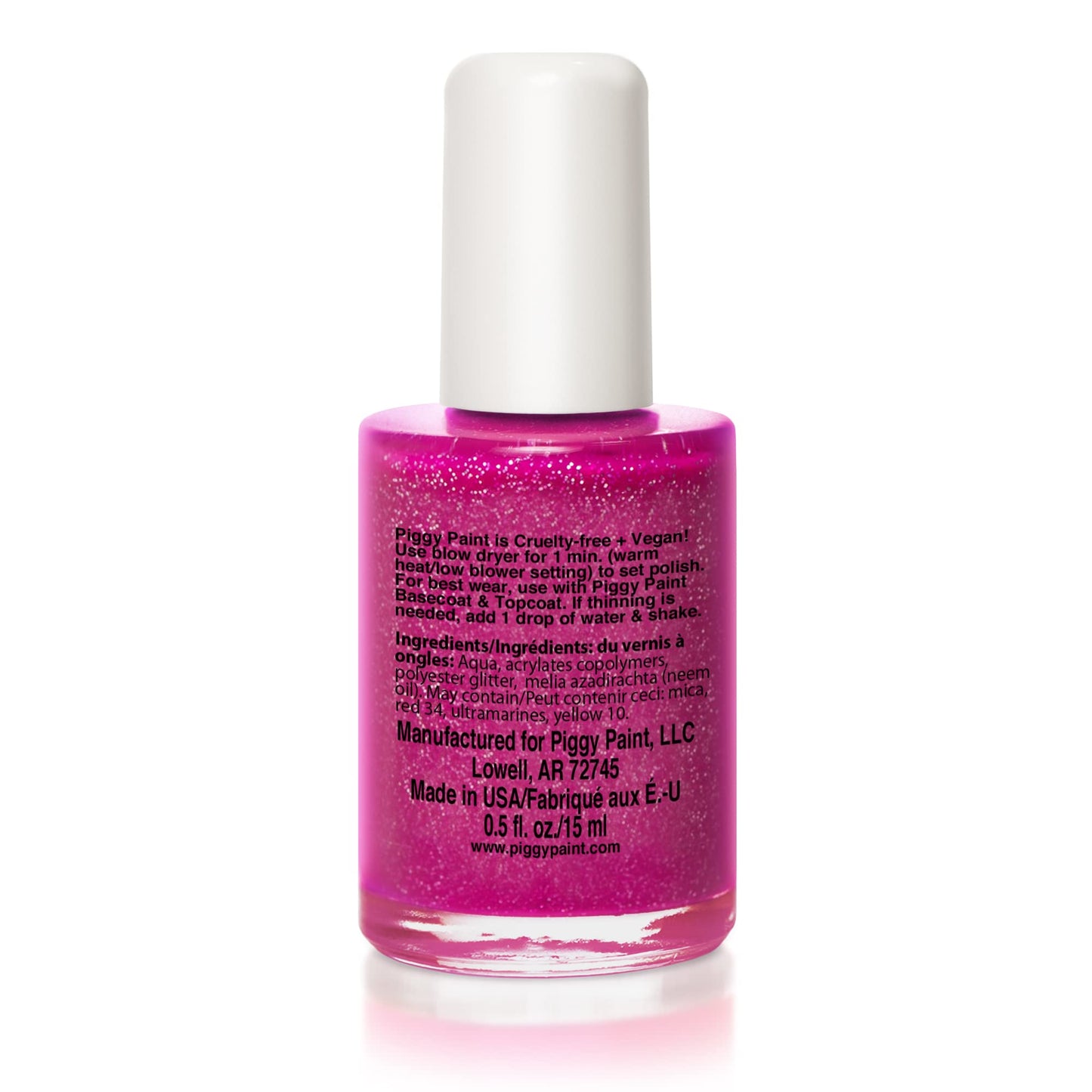 Piggy Paint | 100% Non-Toxic Girls Nail Polish | Safe, Cruelty-free, Vegan, & Low Odor for Kids | Glamour Girl Beauty & Personal Care Piggy Paint