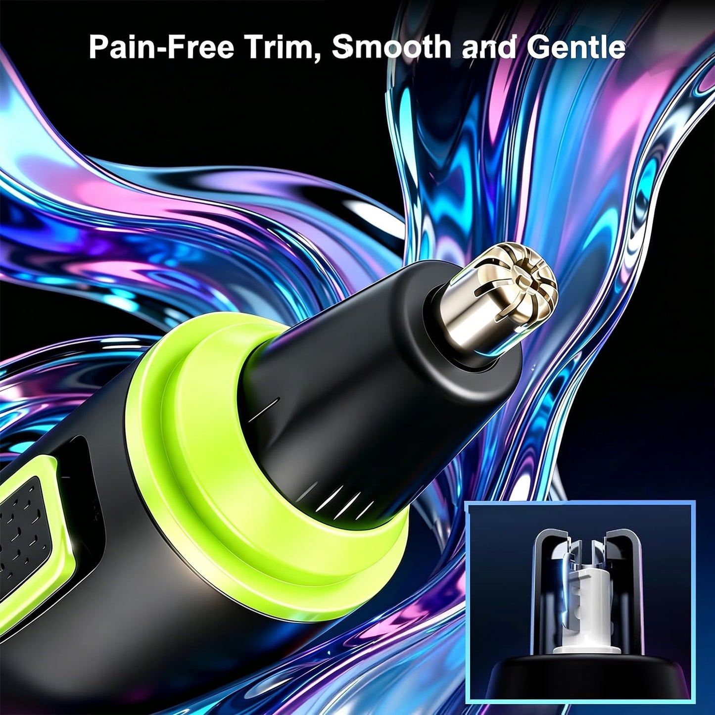 AREYZIN Nose Hair Trimmer for Men,Rechargeable 2026 Professional 2 in 1 Painless Nose Ear and Trimmer, Eyebrow & Facial Hair Trimmer with IPX7 Beauty and Personal Care AREYZIN
