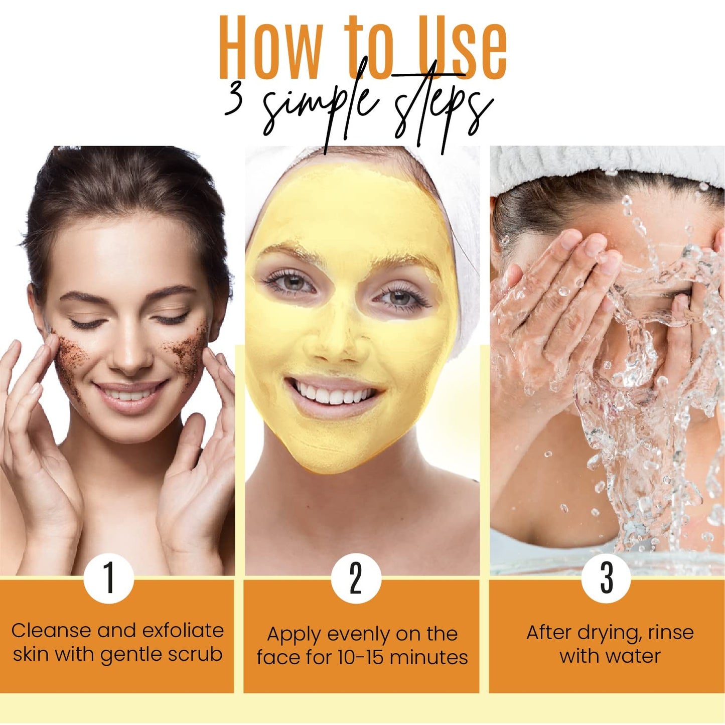 DERMAXGEN Organic Vitamin C Clay Mask Stick - Detox Clay Face Mask Stick for Acne Scars & Pore Cleansing - Clean Pores and Remove Blackheads - Improve